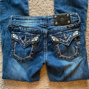 Miss Me Boot Cut Embellished Jeans